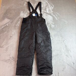 Iceburg Black Insulated Snow Pants/Bibs Overalls Kids Youth Sz L